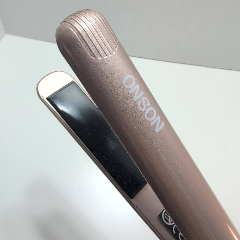 Onson Professional Ceramic Tourmeline Flat Iron Hair *Tested